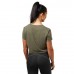 BB Astoria Cropped Tee - Wash Green, (Vain L-koko)